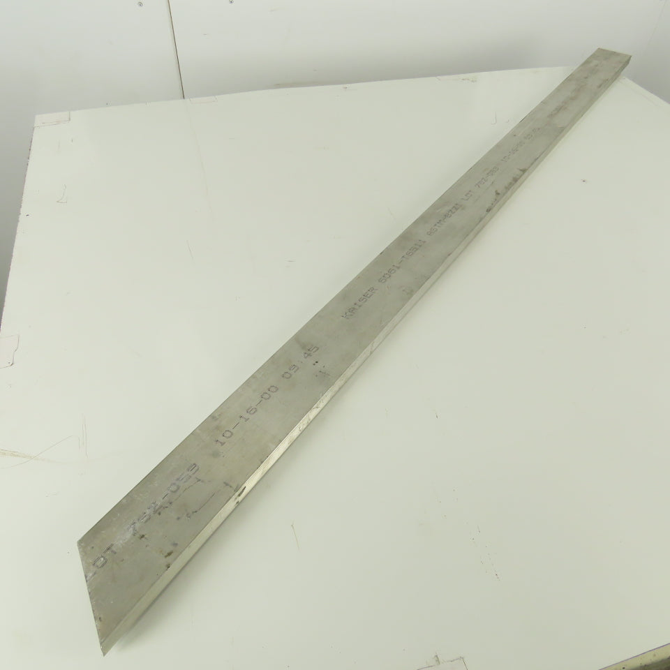 Kaiser 3/4"x 3" Rectangle 6061 T6511 Solid Aluminum Flat Bar x 56" Long