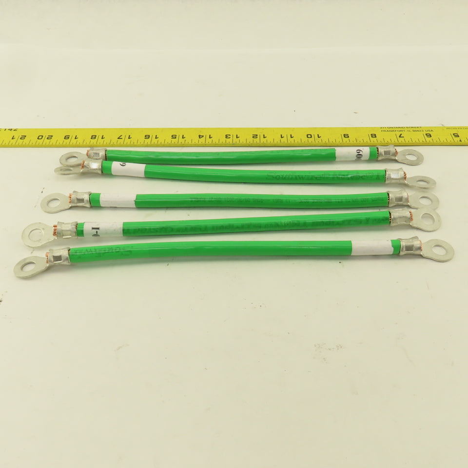 1/0 AWG Stranded Copper Wire Industrial Ground Heavy Duty System 12" Lot of 5