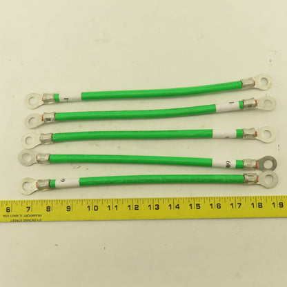 1/0 AWG Stranded Copper Wire Industrial Ground Heavy Duty System 12" Lot of 5