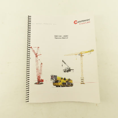 Monitowoc SM3146E-25262 Crane Care Operator Manual