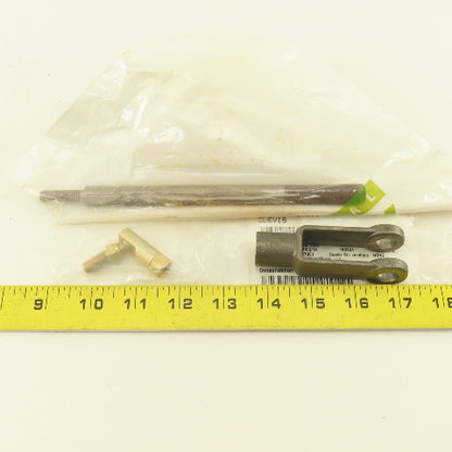 Clark Forklift Step Rod Assembly W/1312303 Rod End & 2J008300 Clevis