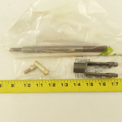 Clark Forklift Step Rod Assembly W/1312303 Rod End & 2J008300 Clevis