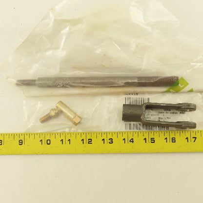 Clark Forklift Step Rod Assembly W/1312303 Rod End & 2J008300 Clevis