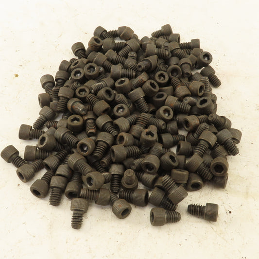 1/4"-20 x 3/8"Alloy Steel Black Oxide Socket Head Cap Screw Bolt SHCS Lot Of 175