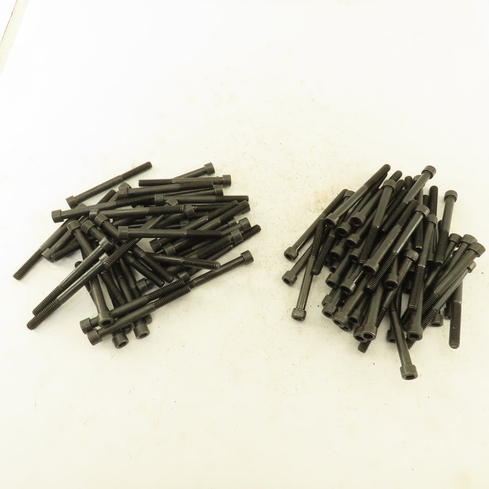 5/16"-18 x 3-1/4" & 3-1/2" Socket Head Cap Screw Bolt Black Oxide Mixed Lot/85