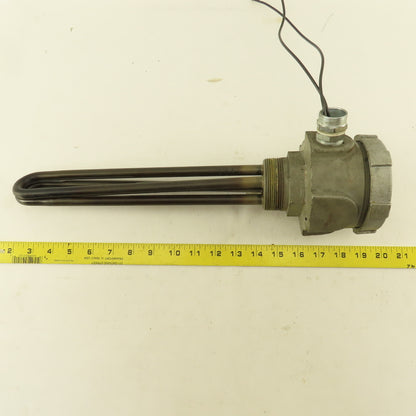 Chromalox 480V 1.5kW 1500W 1Ph Screw Plug Immersion Heater