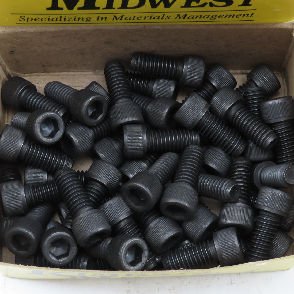 Kimball Midwest 5/16"-18 x 3/4" Black Oxide Socket Head Cap Screw Bolt Lot/200