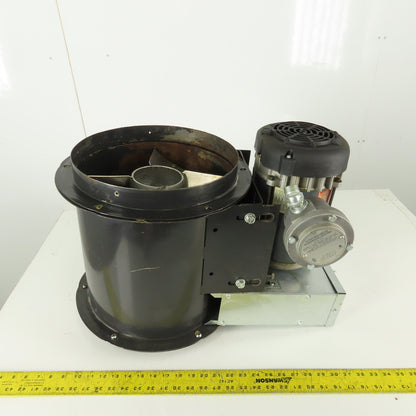 Haz Loc 1/2Hp 3Ph 208-230/460V 1725RPM Inline Duct Axial Booster Blower 12"