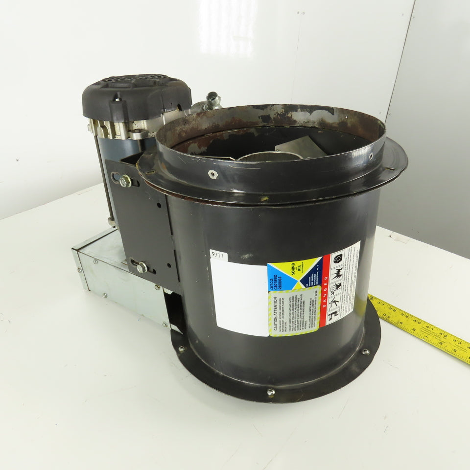 Haz Loc 1/2Hp 3Ph 208-230/460V 1725RPM Inline Duct Axial Booster Blower 12"