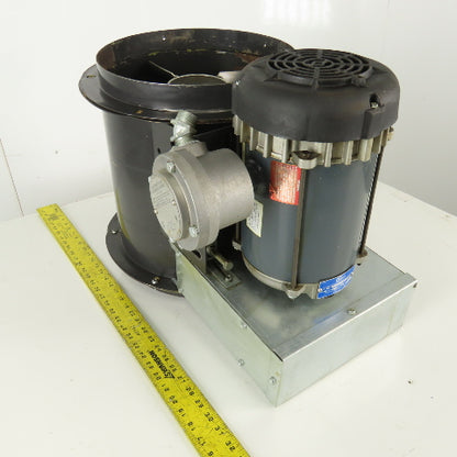 Haz Loc 1/2Hp 3Ph 208-230/460V 1725RPM Inline Duct Axial Booster Blower 12"