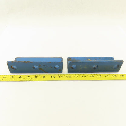 Gorbel Style Underhung Bridge Crane Angle End Stop 7" x 3" x 2" Lot Of 2