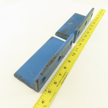 Gorbel Style Underhung Bridge Crane Angle End Stop 7" x 3" x 2" Lot Of 2