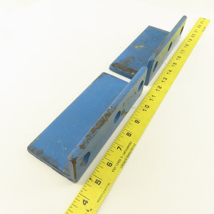 Gorbel Style Underhung Bridge Crane Angle End Stop 7" x 3" x 2" Lot Of 2
