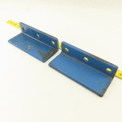 Gorbel Style Underhung Bridge Crane Angle End Stop 7" x 3" x 2" Lot Of 2