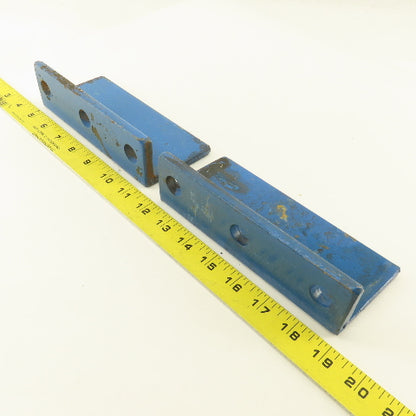 Gorbel Style Underhung Bridge Crane Angle End Stop 7" x 3" x 2" Lot Of 2