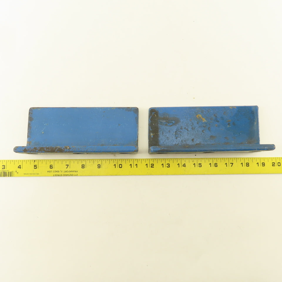 Gorbel Style Underhung Bridge Crane Angle End Stop 7" x 3" x 2" Lot Of 2