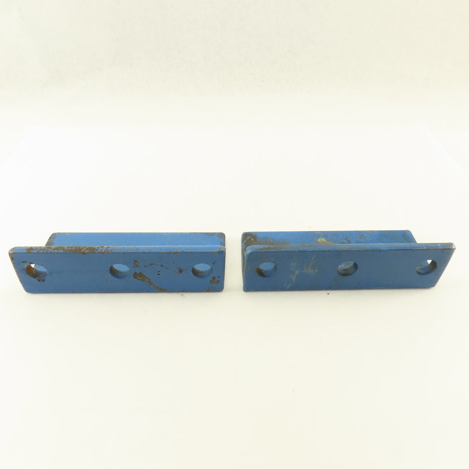 Gorbel Style Underhung Bridge Crane Angle End Stop 7" x 3" x 2" Lot Of 2