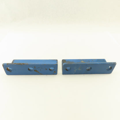 Gorbel Style Underhung Bridge Crane Angle End Stop 7" x 3" x 2" Lot Of 2