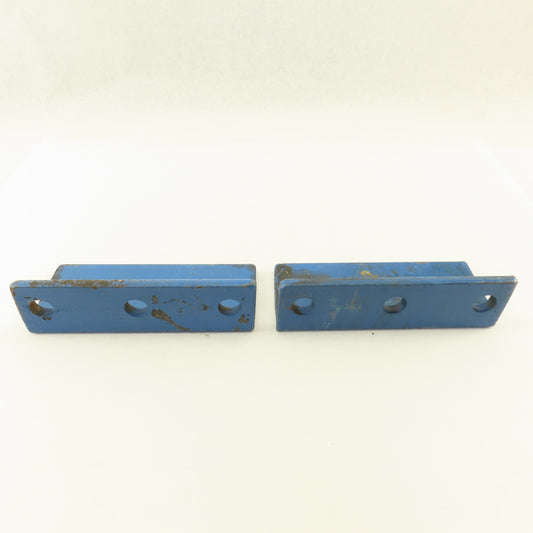 Gorbel Style Underhung Bridge Crane Angle End Stop 7" x 3" x 2" Lot Of 2
