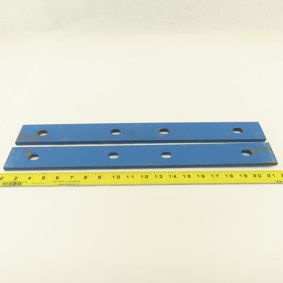 Gorbel 2" x 20" Steel Flat Mending Bracket 3/8" Thick Lot Of 2