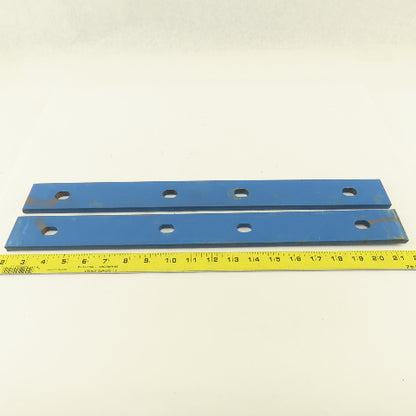 Gorbel 2" x 20" Steel Flat Mending Bracket 3/8" Thick Lot Of 2
