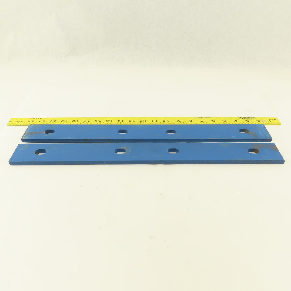 Gorbel 2" x 20" Steel Flat Mending Bracket 3/8" Thick Lot Of 2