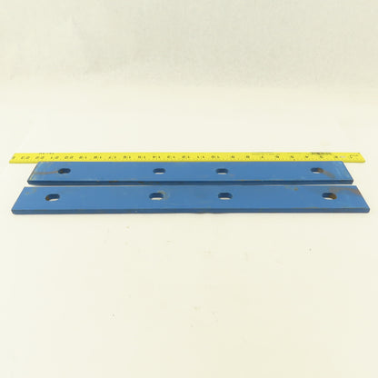 Gorbel 2" x 20" Steel Flat Mending Bracket 3/8" Thick Lot Of 2