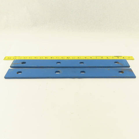 Gorbel 2" x 20" Steel Flat Mending Bracket 3/8" Thick Lot Of 2