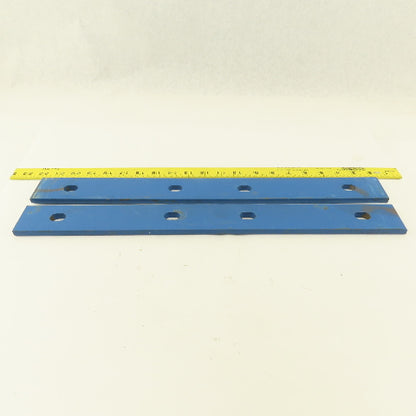 Gorbel 2" x 20" Steel Flat Mending Bracket 3/8" Thick Lot Of 2