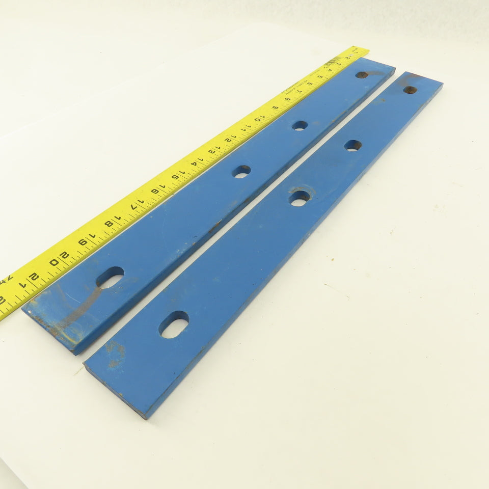 Gorbel 2" x 20" Steel Flat Mending Bracket 3/8" Thick Lot Of 2