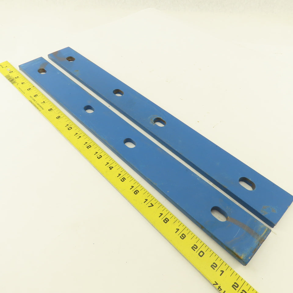 Gorbel 2" x 20" Steel Flat Mending Bracket 3/8" Thick Lot Of 2