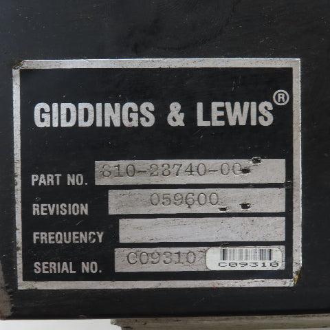 Giddings & Lewis LC0EM-KT 810-23740-00 Graco Systems Floppy Disc Drive