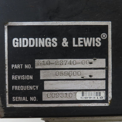 Giddings & Lewis LC0EM-KT 810-23740-00 Graco Systems Floppy Disc Drive