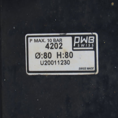 PWB 4202 Byspeed 3015 CNC Laser Cutter Material Feed Hand Cylinder Assembly