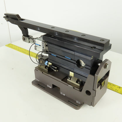PWB 4202 Byspeed 3015 CNC Laser Cutter Material Feed Hand Cylinder Assembly