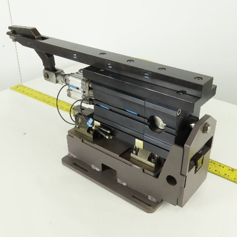 PWB 4202 Byspeed 3015 CNC Laser Cutter Material Feed Hand Cylinder Assembly