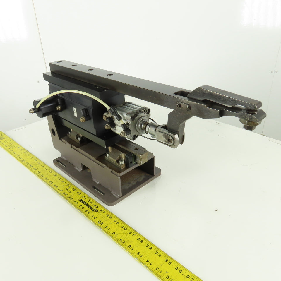 PWB 4202 Byspeed 3015 CNC Laser Cutter Material Feed Hand Cylinder Assembly