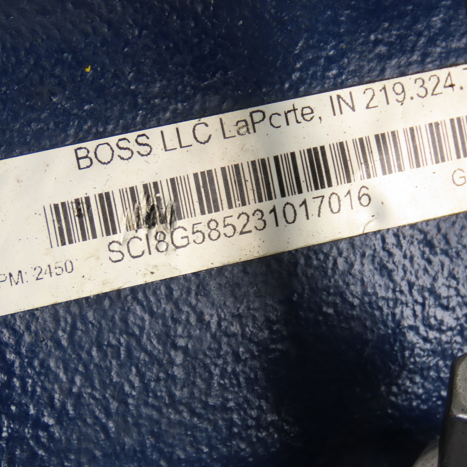 Boss Ind. SCI8-G Rotary Screw Compressor Airend 2450RPM 190PSI 25mm Shaft