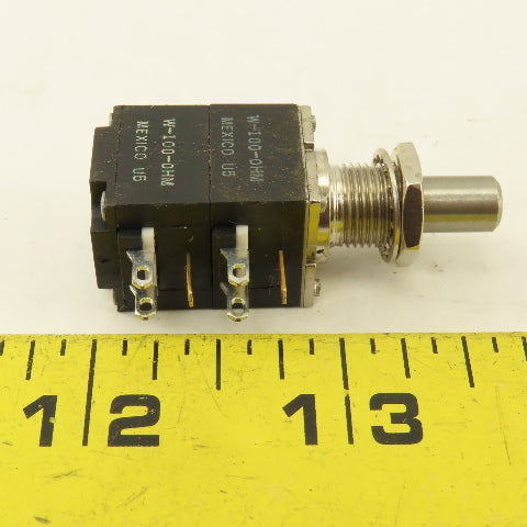 Clarostat 70D4N048P W-100-OHM Mod Pot Mini Potentiometer