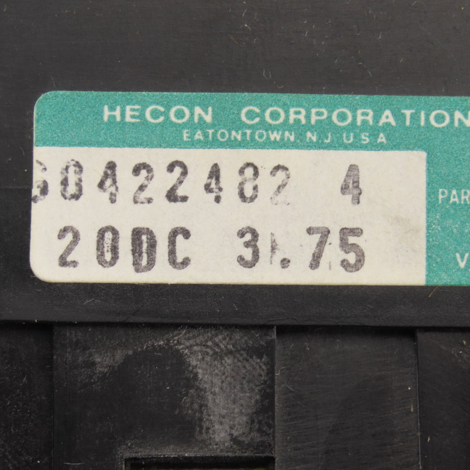 Hecon G0 422 482 4 20V DC Reel Counter 6 Character