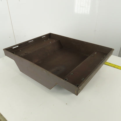 Industrial 4 Wheel Cart Tub  26" x 21" x 5" Scrap Container Drip Pan