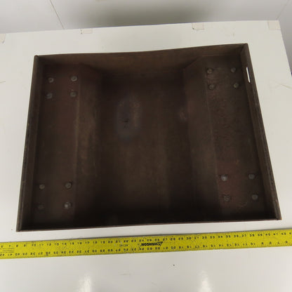 Industrial 4 Wheel Cart Tub  26" x 21" x 5" Scrap Container Drip Pan