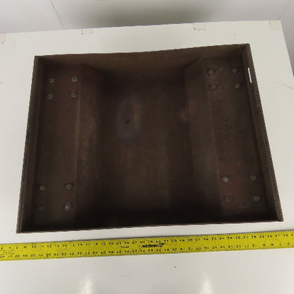 Industrial 4 Wheel Cart Tub  26" x 21" x 5" Scrap Container Drip Pan