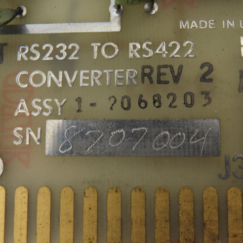 Kearney & Trecker 1-2068203 RS232-RS422 Converter Board