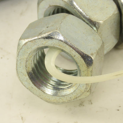 3/4"-10 Double Ended Threaded Stud 13-1/2" OAL Zinc Lot Of 4