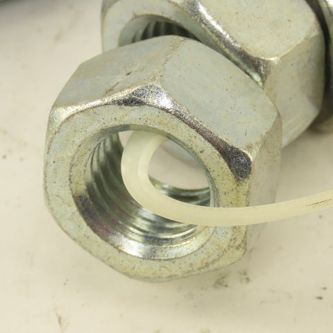 3/4"-10 Double Ended Threaded Stud 13-1/2" OAL Zinc Lot Of 4