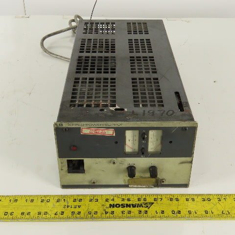 Kepco JQE 15-25 115/230V Input 500W Adjustable Power Supply 0-15VDC Output