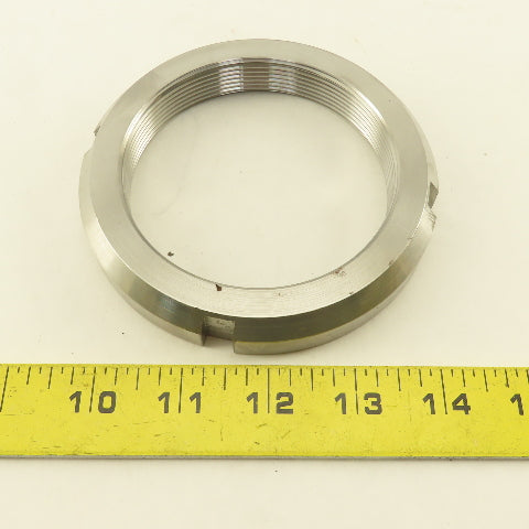 BL AN-18 Steel Bearing Retaining Nut Thread Size: 3.527-12 OD: 4.156 Lot Of 2