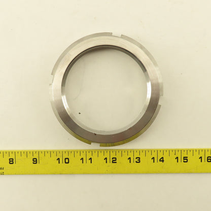 BL AN-18 Steel Bearing Retaining Nut Thread Size: 3.527-12 OD: 4.156 Lot Of 2