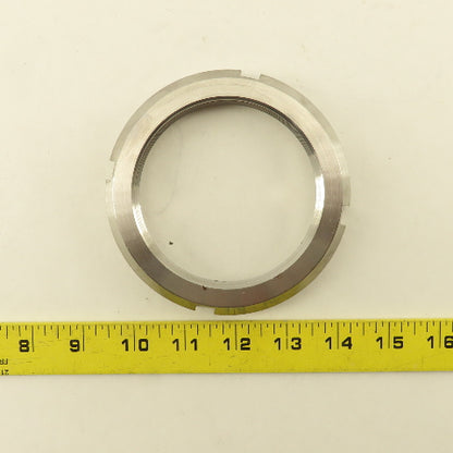 BL AN-18 Steel Bearing Retaining Nut Thread Size: 3.527-12 OD: 4.156 Lot Of 2